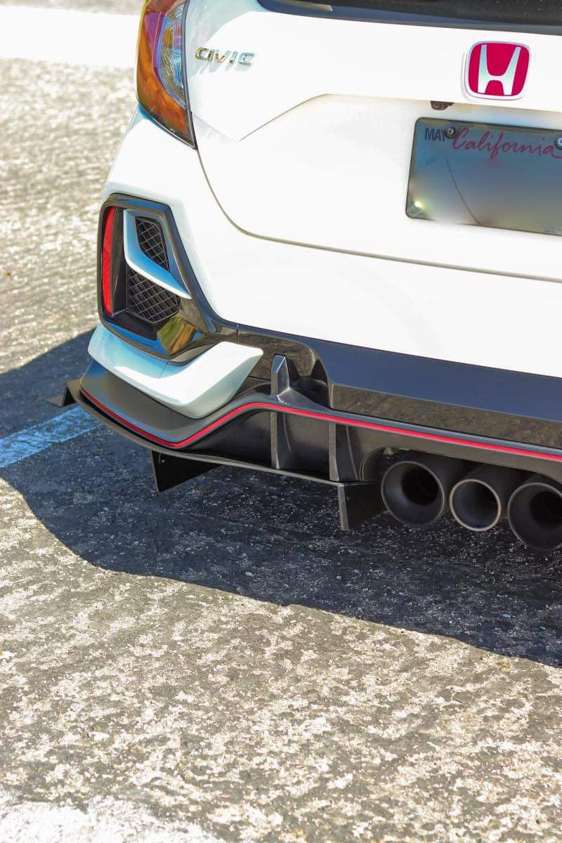 2017-2021 Honda civic Type R 2pc rear diffuser