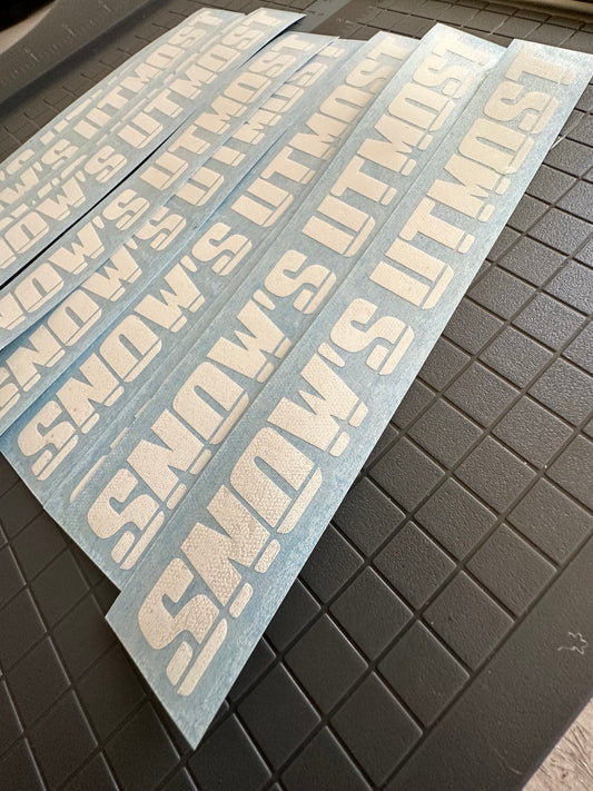 Small Support Decals
