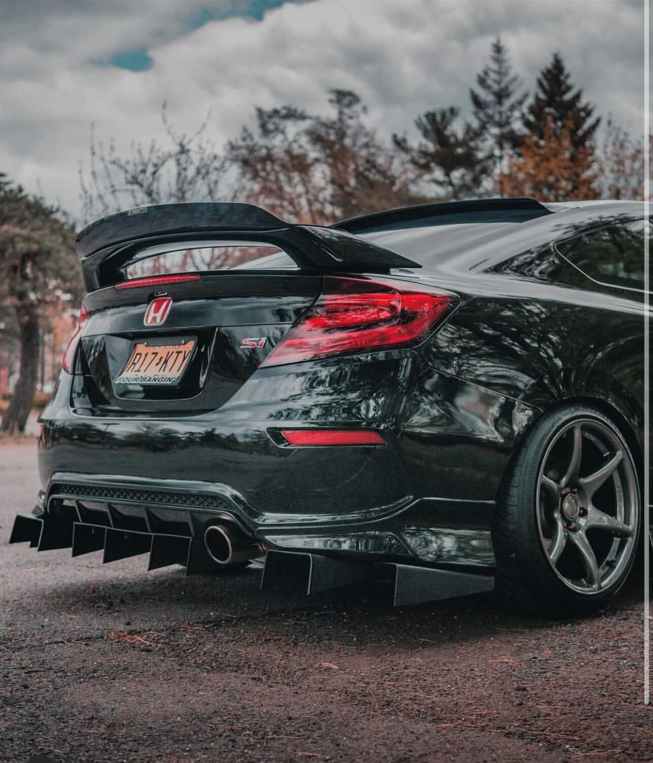 2012-2015 Honda Civic 5pc Rear Diffuser
