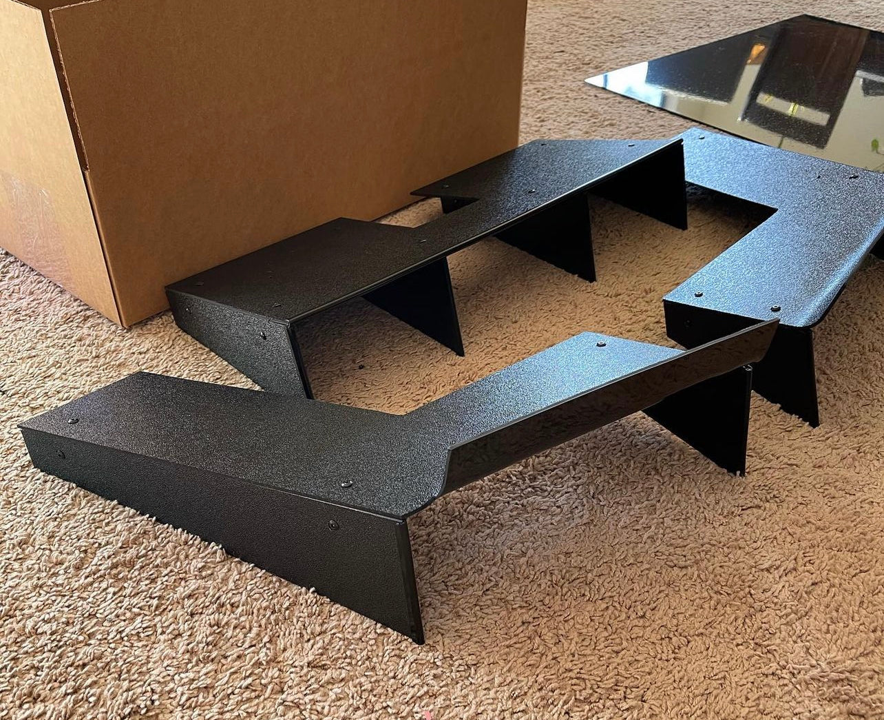 2013-2015 Honda Civic 3pc "Straight Fin" Rear Diffuser