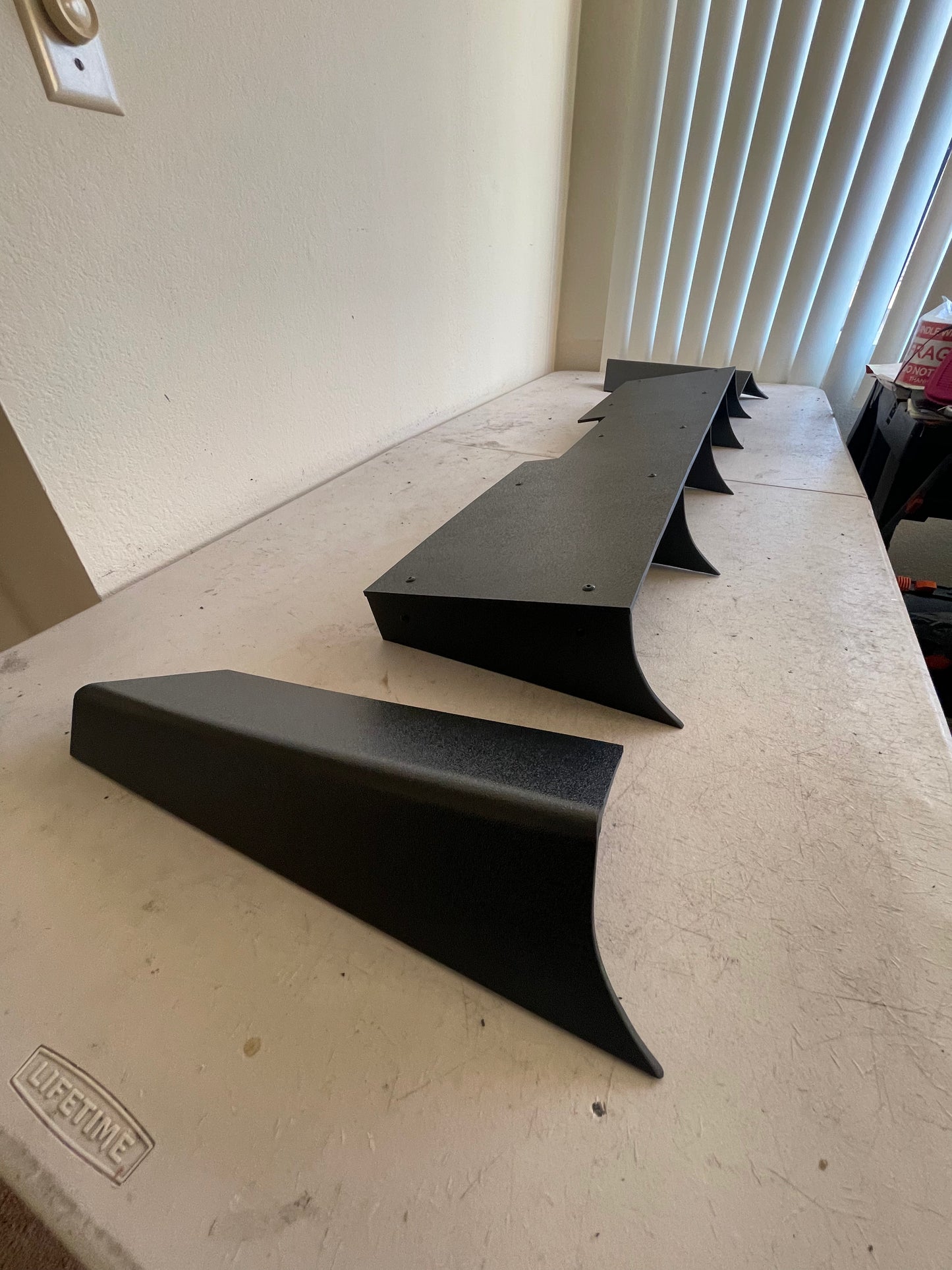 2013-2016 Chevy Malibu 3pc “Curved Fin” Rear Diffuser