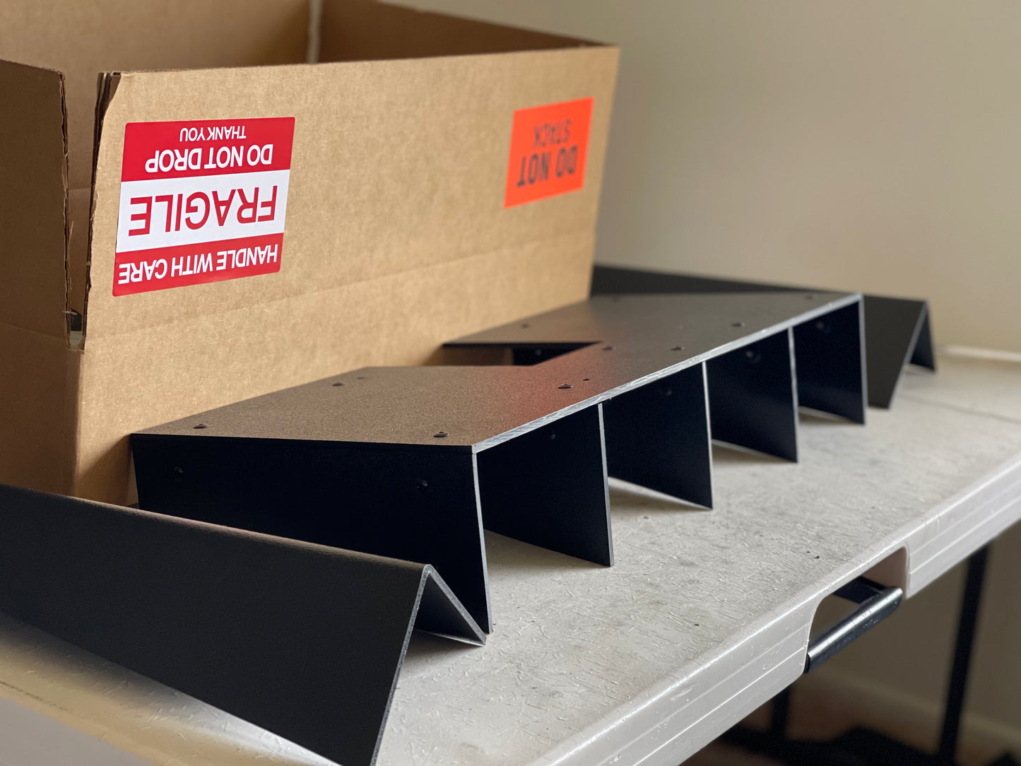 2012-2015 Honda Civic V2 “Straight Fin” 3pc Diffuser