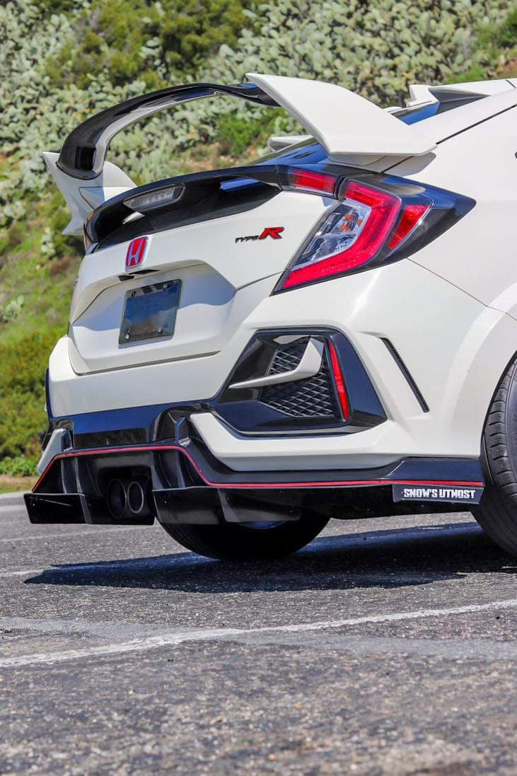 2017-2021 Honda civic Type R 2pc rear diffuser