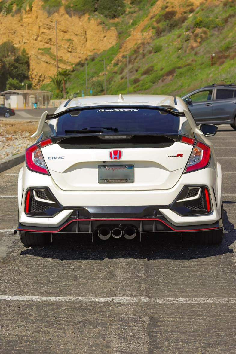 2017-2021 Honda civic Type R 2pc rear diffuser