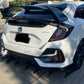 2017-2021 Honda Civic Hatchback Sport 2pc Rear Diffuser