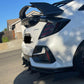 2017-2021 Honda Civic Hatchback Sport 2pc Rear Diffuser