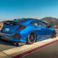 2016-2021 Honda Civic Hatchback 3pc "Straight FIn" Rear Diffuser