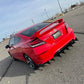 2012-2015 Honda Civic 5pc "Shark Fin" Rear Diffuser