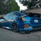 2016-2021 Honda Civic Hatchback 3pc "Straight FIn" Rear Diffuser