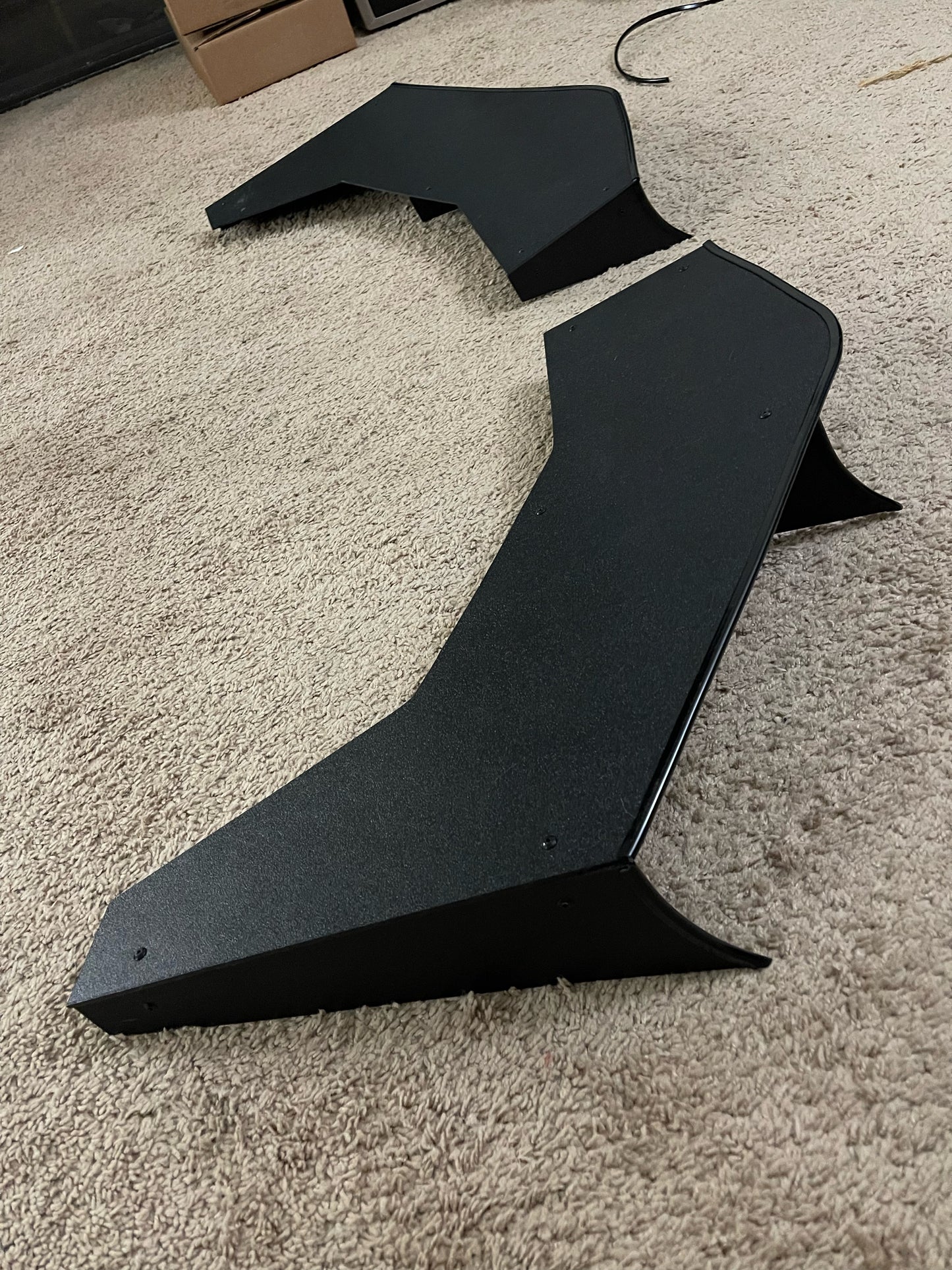 2016-2020 Honda Civic Si Coupe 2pc Curved Ends Rear Diffuser