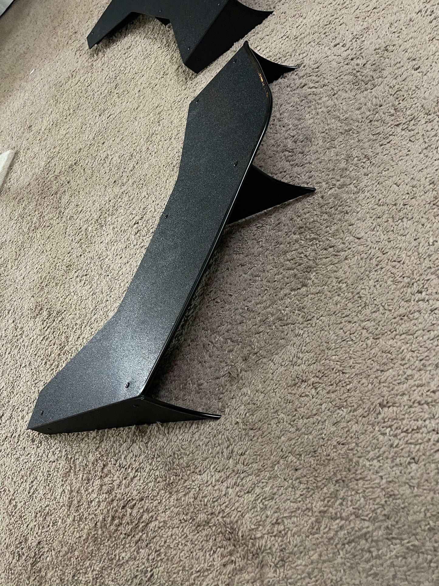 2016-2020 Honda Civic Si Coupe 2pc Curved Ends Rear Diffuser