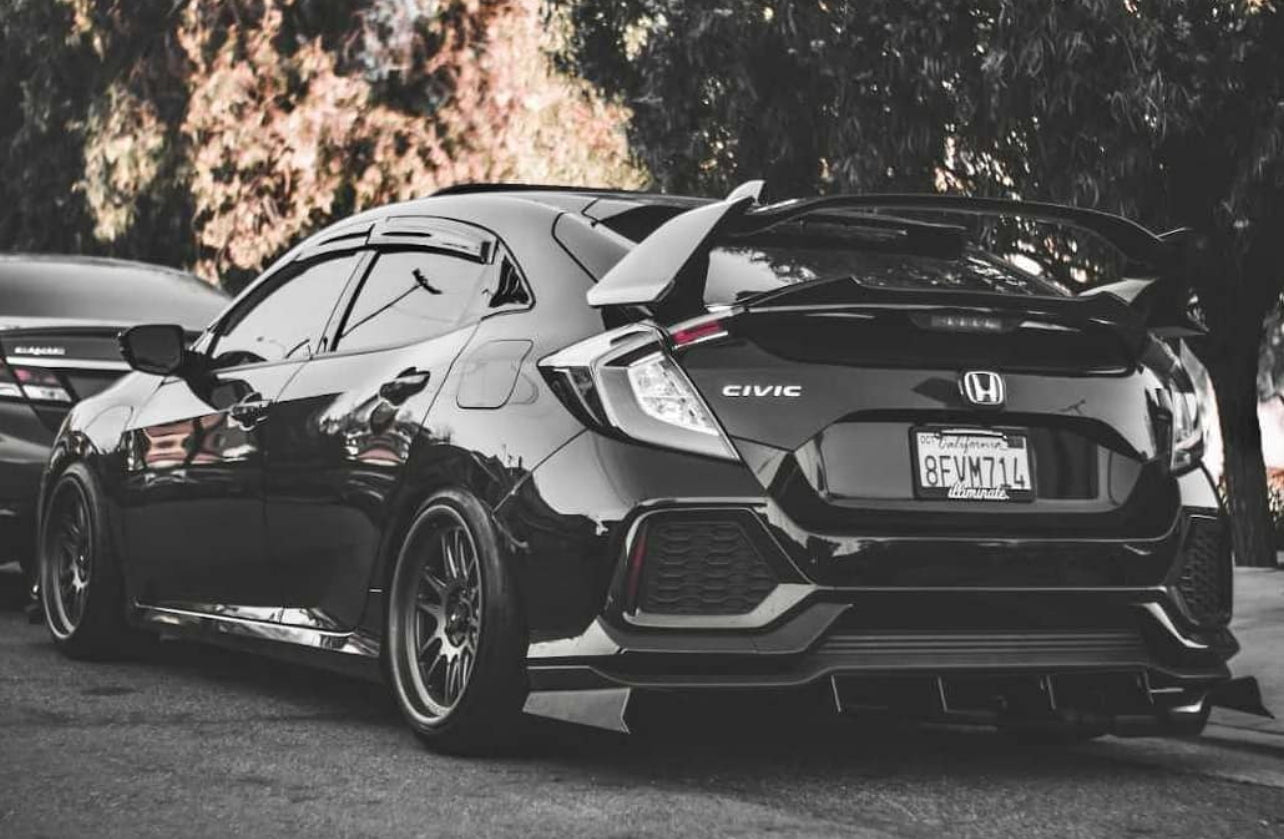 2016-2021 Honda Civic Hatchback "Shark Fin" Rear Diffuser