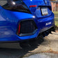 2017-2021 Honda Civic Si Sedan 2pc "Shark Fin" Rear Diffuser
