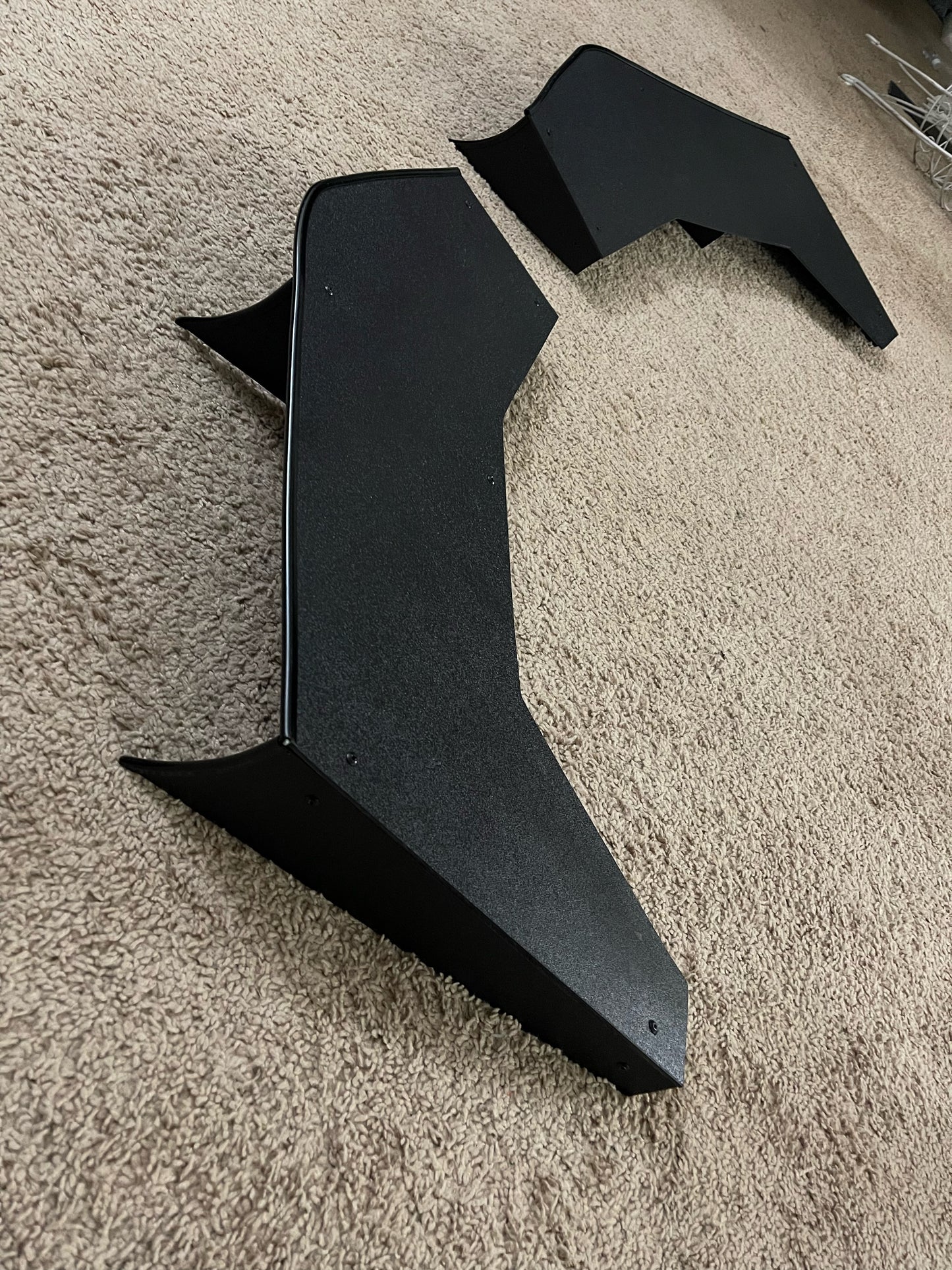 2016-2020 Honda Civic Si Coupe 2pc Curved Ends Rear Diffuser