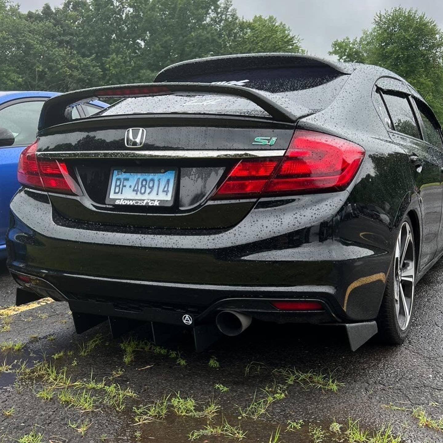 2012-2015 Honda Civic V1 Rear Diffuser