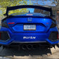2017-2021 Honda Civic Si Sedan 2pc "Shark Fin" Rear Diffuser