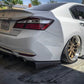 2013-2017 Honda Accord 3pc "Straight Fin" Rear Diffuser