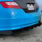 2006-2011 Honda Civic Coupe 3pc “Hex Fin” Rear Diffuser