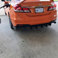 2013-2015 Honda Civic Hex fin Rear Diffuser