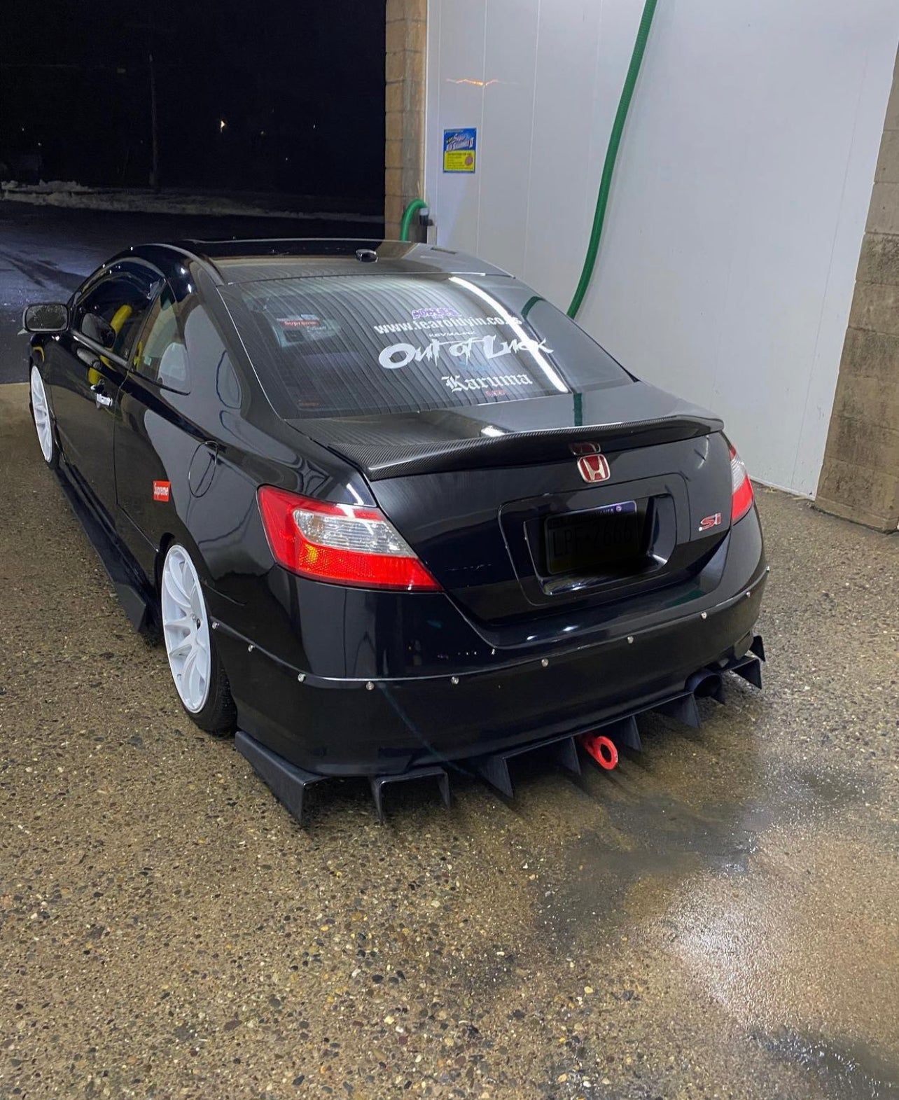 2006-2011 Honda Civic Coupe 5pc Rear Diffuser